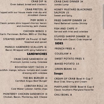 The Pier Restaurant - Carry out menu - Sandwiches Near Me - Solomons, Maryland The Pier Restaurant - Carry out menu - Sandwiches Near Me - Solomons, Maryland