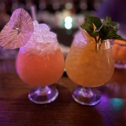 Baby Gee - Mushrooms & Banoonoos and Bartender's Friend - fun rum & whiskey drinks