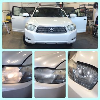 O Detail - Toyota Highlander, headlight restoration - Auto Detailing Near Me - Airdrie, Alberta