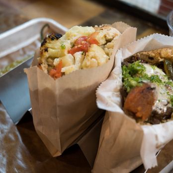Miznon - Cauliflower and stewed beef pitas - Mediterranean Near Me - New York, New York