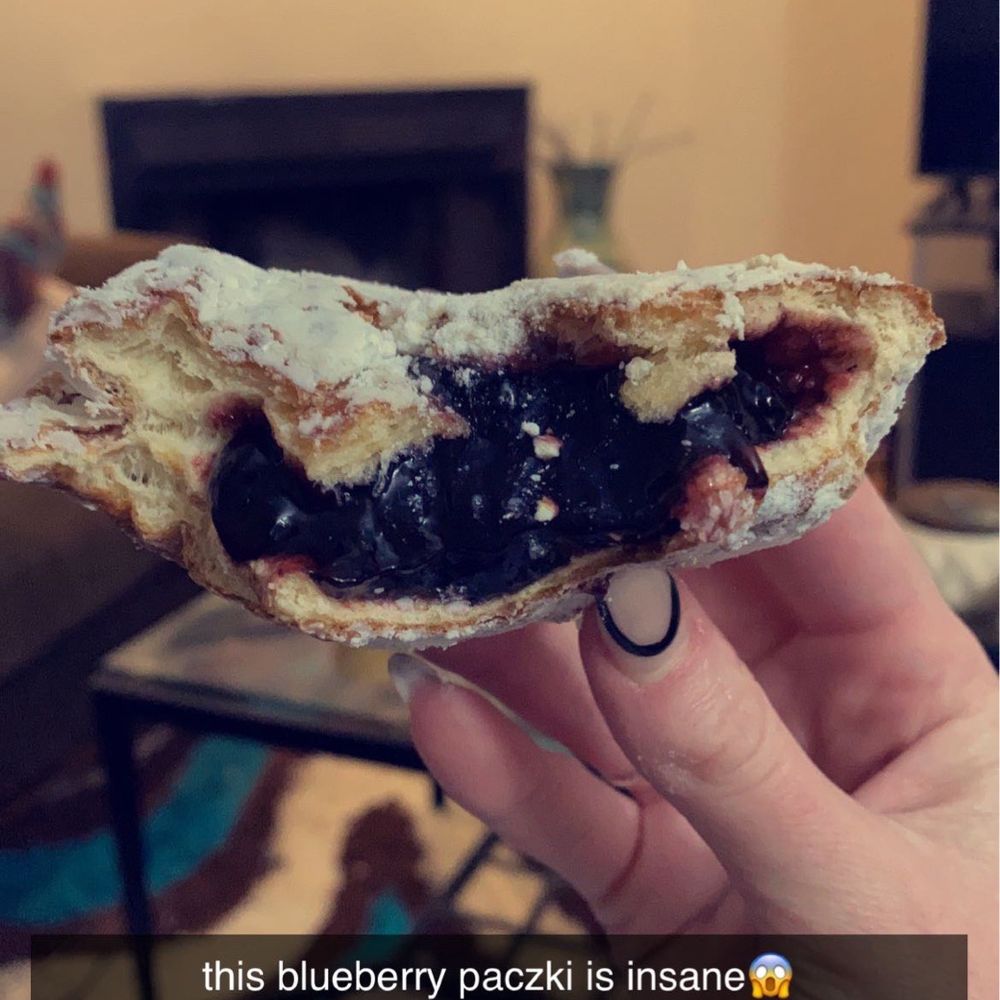 Blueberry Paczki Blueberry Paczki