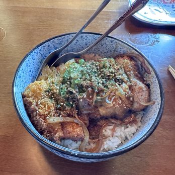 Aji Izakaya - Chicken katsu Don super delicious and tender and packed full of flavor - Sushi Bars Near Me - Cypress, Texas Aji Izakaya - Chicken katsu Don super delicious and tender and packed full of flavor - Sushi Bars Near Me - Cypress, Texas