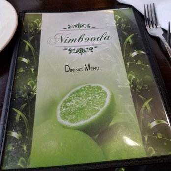 Nimbooda - Menu Cover - Indian Near Me - Brooklyn, New York