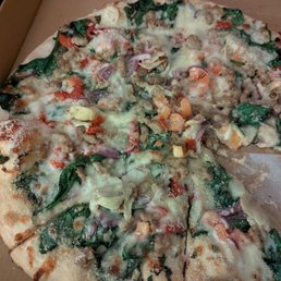The 16' Veg Out pizza The 16' Veg Out pizza