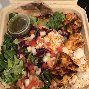 Rice Mediterranean Kitchen - Chicken (Joojeh) Platter - Mediterranean Near Me - Miami, Florida Rice Mediterranean Kitchen - Chicken (Joojeh) Platter - Mediterranean Near Me - Miami, Florida