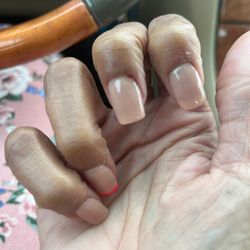 T.j Nails & Spa - Cut cuticles! Fingers in pain!