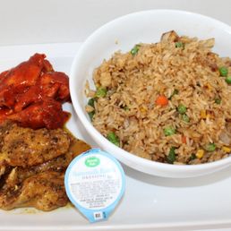 10 Pieces Wings & Fried Rice