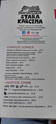 Menu photo 3 Stara Karczma Wisła, SL