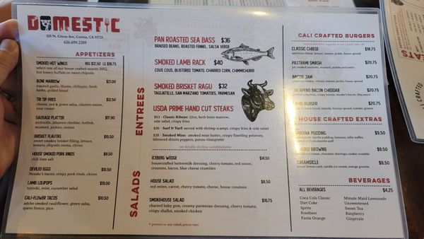 Menu photo 2 Domestic Covina, CA