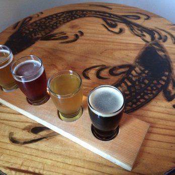 Koi Pond Brewing Company - Beer flight - Breweries Near Me - Rocky Mount, North Carolina