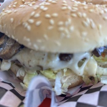 Roake's - mushroom swiss burger - Burgers Near Me - Portland, Oregon