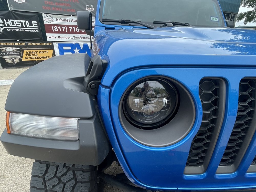 Kim's Jeep Gladiator LED headlight install