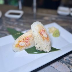 Sunda New Asian - Fulton Market - Baked snow crab hand roll