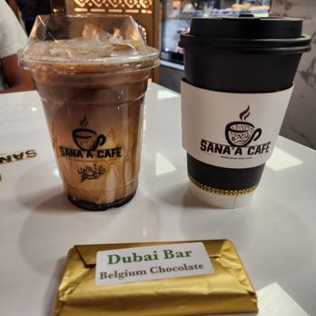 Sana'a Cafe - Yemeni lattes w/Cardamom & Cinnamon (iced & hot) and Dubai chocolate - Coffee & Tea Near Me - Sacramento, California