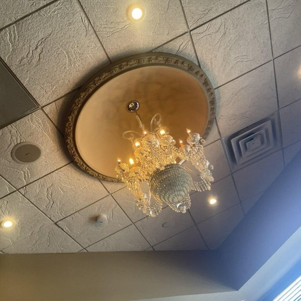 Chand Palace - One of the several beautiful chandeliers - Indian Near Me - Parsippany, New Jersey
