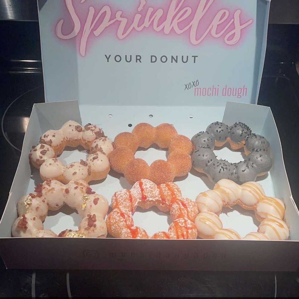 Billionaire Bacon, Churro, Black Sesame, Chocolate Pebble, Strawberry Funnel, and Caramel Billionaire Bacon, Churro, Black Sesame, Chocolate Pebble, Strawberry Funnel, and Caramel