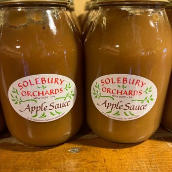 Solebury Orchards - jars of apple sauce - Fruits & Veggies Near Me - New Hope, Pennsylvania Solebury Orchards - jars of apple sauce - Fruits & Veggies Near Me - New Hope, Pennsylvania