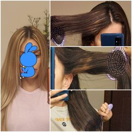 Asked for solid dark brown. Came out like a fun cheetah. Bullshit. Asked for solid dark brown. Came out like a fun cheetah. Bullshit.