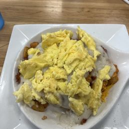 Cluck cluck skillet. Tastes amazing and is available as an omelet. Cluck cluck skillet. Tastes amazing and is available as an omelet.