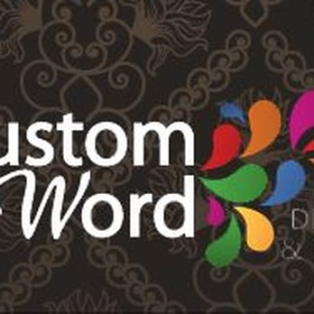 Custom Word - Printing Services Near Me Custom Word - Printing Services Near Me