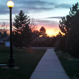 Sunset from Mayfair Park Sunset from Mayfair Park