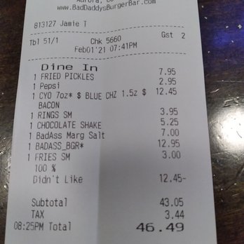 Bad Daddy's Burger Bar - Burgers Near Me - Aurora, Colorado
