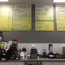 LemonBuzz - Menu options