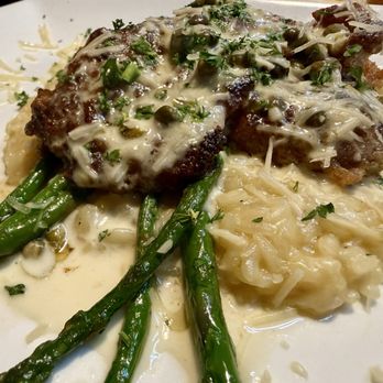The Red Door Kitchen - Veal piccata over a Parmesan Risotto - Sandwiches Near Me - Georgetown, Texas The Red Door Kitchen - Veal piccata over a Parmesan Risotto - Sandwiches Near Me - Georgetown, Texas