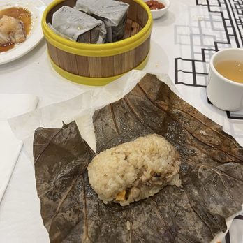 Jade Asian Bistro 明都 - Rice Steamed Sticky Rice in Lotus Leave - Dim Sum Near Me - Douglaston, New York Jade Asian Bistro 明都 - Rice Steamed Sticky Rice in Lotus Leave - Dim Sum Near Me - Douglaston, New York