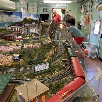 Tomball Railroad Depot Plaza - Inside the caboose - Museums Near Me - Tomball, Texas
