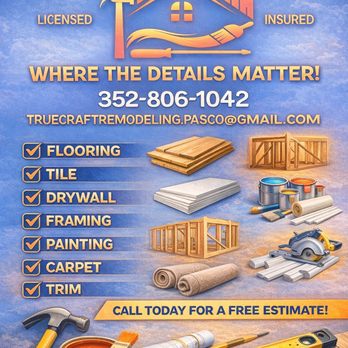 TrueCraft Remodeling - Transform your home into the space you've always dreamed of with TrueCraft Remodeling L.L.C. - Drywall Installation & Repair Near Me TrueCraft Remodeling - Transform your home into the space you've always dreamed of with TrueCraft Remodeling L.L.C. - Drywall Installation & Repair Near Me
