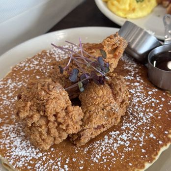 Batters And Brunch - Chicken and pancakes stack - Breakfast & Brunch Near Me - Humble, Texas Batters And Brunch - Chicken and pancakes stack - Breakfast & Brunch Near Me - Humble, Texas