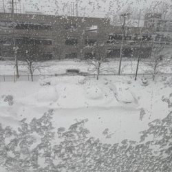 Saint Anne's Hospital - Blizzard of 26 from my hospital room at Saint Anne's