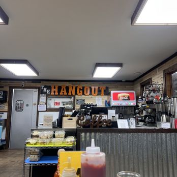 The Hangout at Deckers - The counter with all the fun trinkets - Burgers Near Me - Sedalia, Colorado