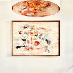 All Art & Mirrors Installation Services - Perfect placement of an artwork in living room.
