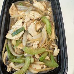 Thai Sweet Basil - Stir Fried Ginger with no bell peppers