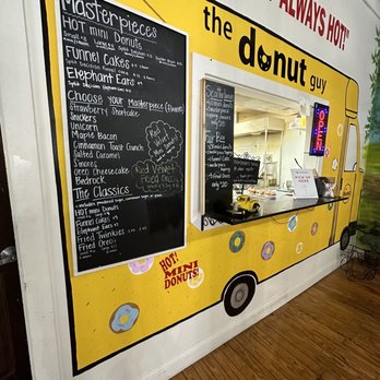 The Donut Guy - a food truck with a menu on it - Donuts Near Me - Columbia , South Carolina The Donut Guy - a food truck with a menu on it - Donuts Near Me - Columbia , South Carolina