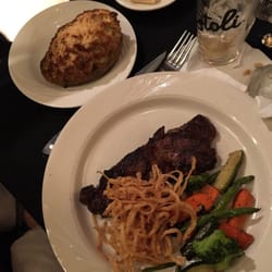 Neil Michael's Steakhouse - NY Strip and Twice Baked Potato