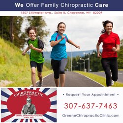 Greene Chiropractic Clinic - Family chiropractic care Cheyenne, WY by Greene Chiropractic Clinic. Call our Cheyenne chiropractor: 307-637-7463.