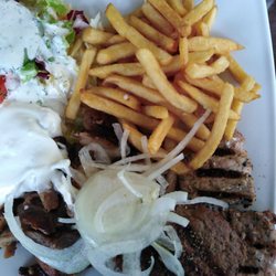 Grill Restaurant Akropolis - Tagesessen Mittag Grillteller komplett für nur 8,90€. Und es schmeckt einfach super. (08.02.2019) H.S.
