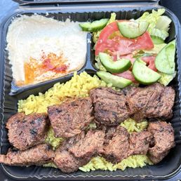 Kabob  Filet Mignon Beef Kabob Platter (Very Tender)
