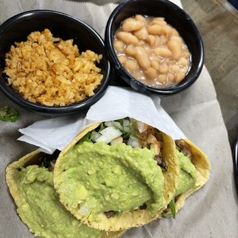 Suazo’s Tacos - Combo plate comes with two tacos and beans and rice! - Tacos Near Me - Stanton, California Suazo’s Tacos - Combo plate comes with two tacos and beans and rice! - Tacos Near Me - Stanton, California