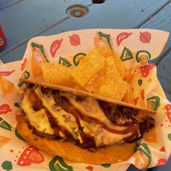 Smokin Gringos - Brisket Mac & Cheese Taco