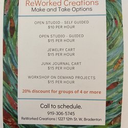 ReWorked Creations - Art class/project details!