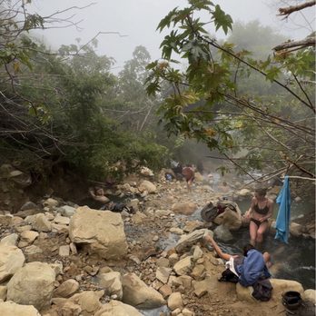 Hot Spring Trail - 8 different pools with different varying temperatures. From scolding hot to warm. - Hiking Near Me - Montecito, California Hot Spring Trail - 8 different pools with different varying temperatures. From scolding hot to warm. - Hiking Near Me - Montecito, California