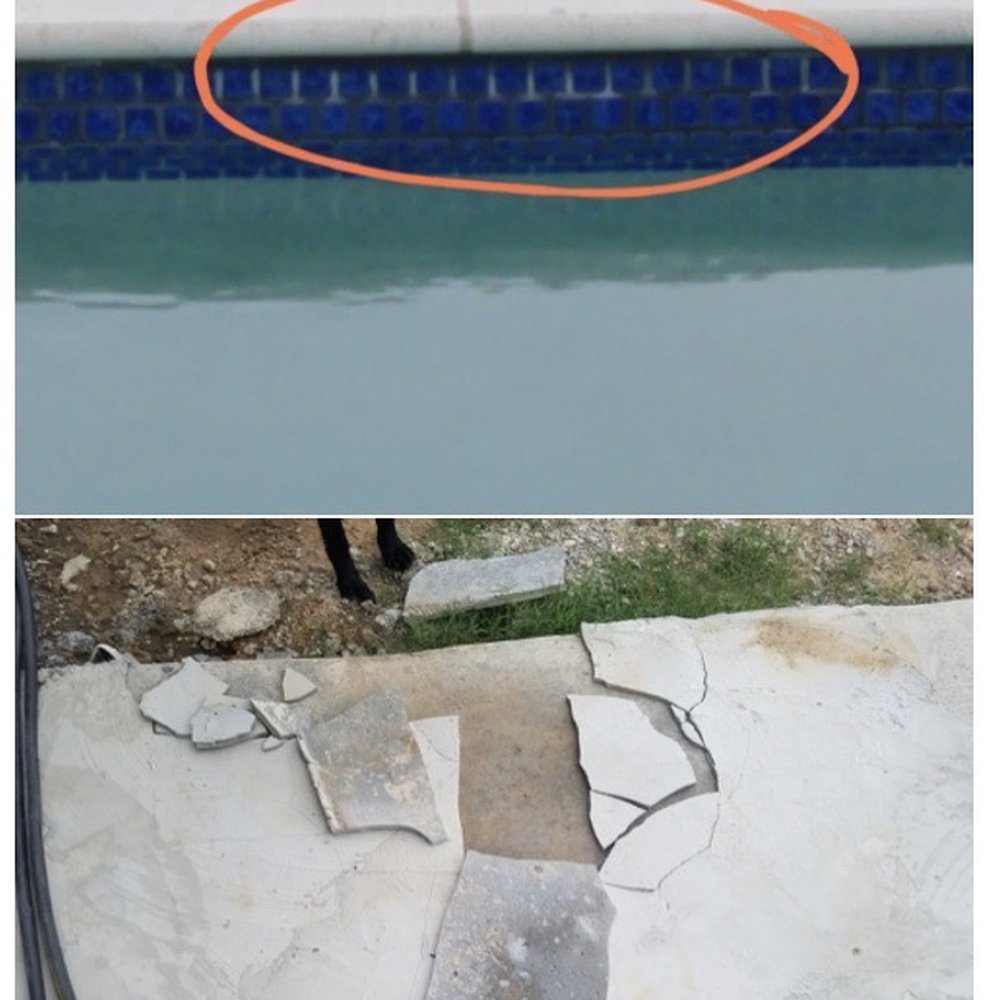 Virgin Island Pools - The deck concrete literally peeling off. - Hot Tub & Pool Near Me Virgin Island Pools - The deck concrete literally peeling off. - Hot Tub & Pool Near Me