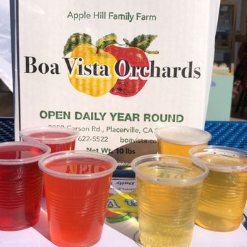 Boa Vista Orchards - Goodies and apple cider sampler - Fruits & Veggies Near Me - Placerville, California