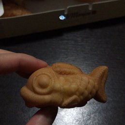 Cute and good! Wish there was a little bit more custard filling! Cute and good! Wish there was a little bit more custard filling!