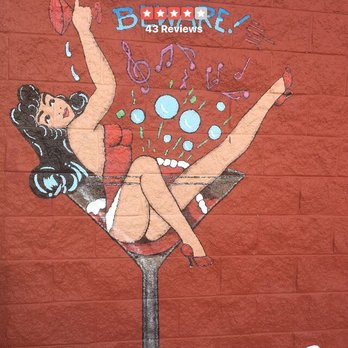 Poplar Restaurant - Interesting outside wall art - American Near Me - Andover, Kansas