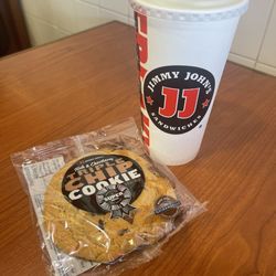 Jimmy John's - Triple Chip Cookie and Fountain Drink (Lemonade)